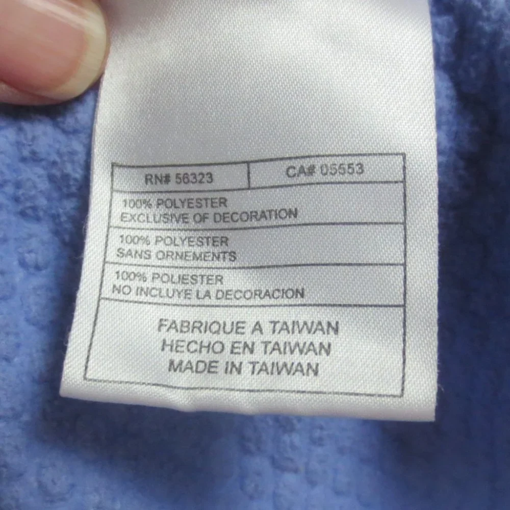 Nike Golf Jacket Blue Plush Soft Fit Therma Fleece Zip Up Ladies Athletic Size M